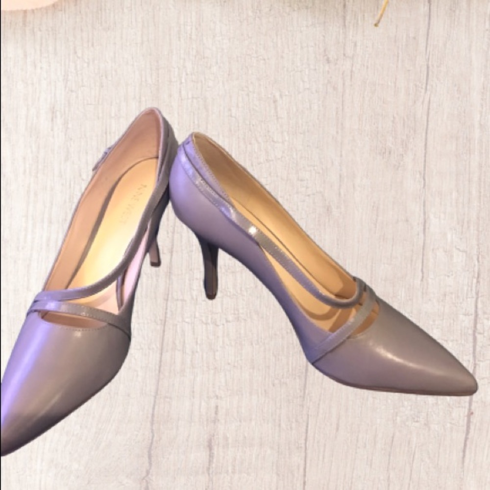 Brand New Nine West Gray Heels Sz 10M